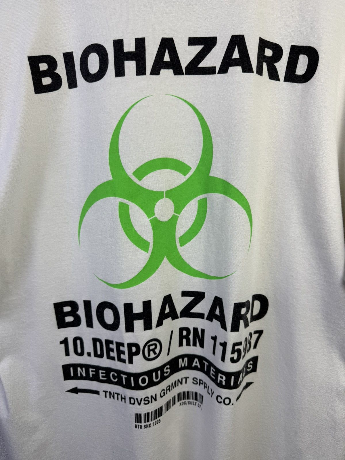 Designer Biohazard Tee Size US XL / EU 56 / 4 - 7 Thumbnail