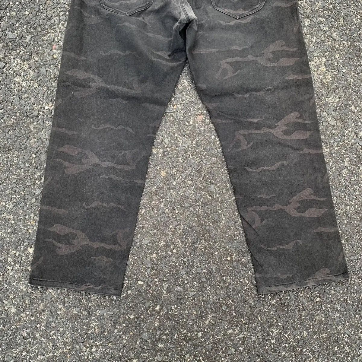 Danier × Hunter × Japanese Brand DanielDopp Camouflage Trousers Baggy Cinch Back Faded Pants Size US 38 / EU 54 - 11 Thumbnail