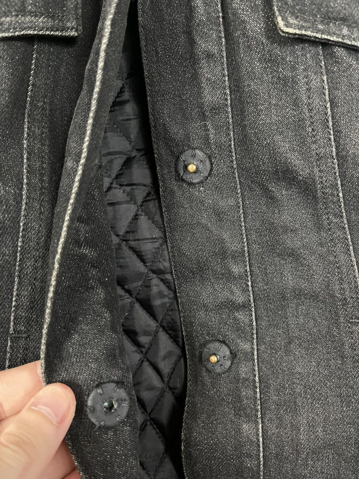 Vintage Vintage Avantgarde Insulated Denim Italy Jacket Size M / US 6-8 / IT 42-44 - 5 Thumbnail