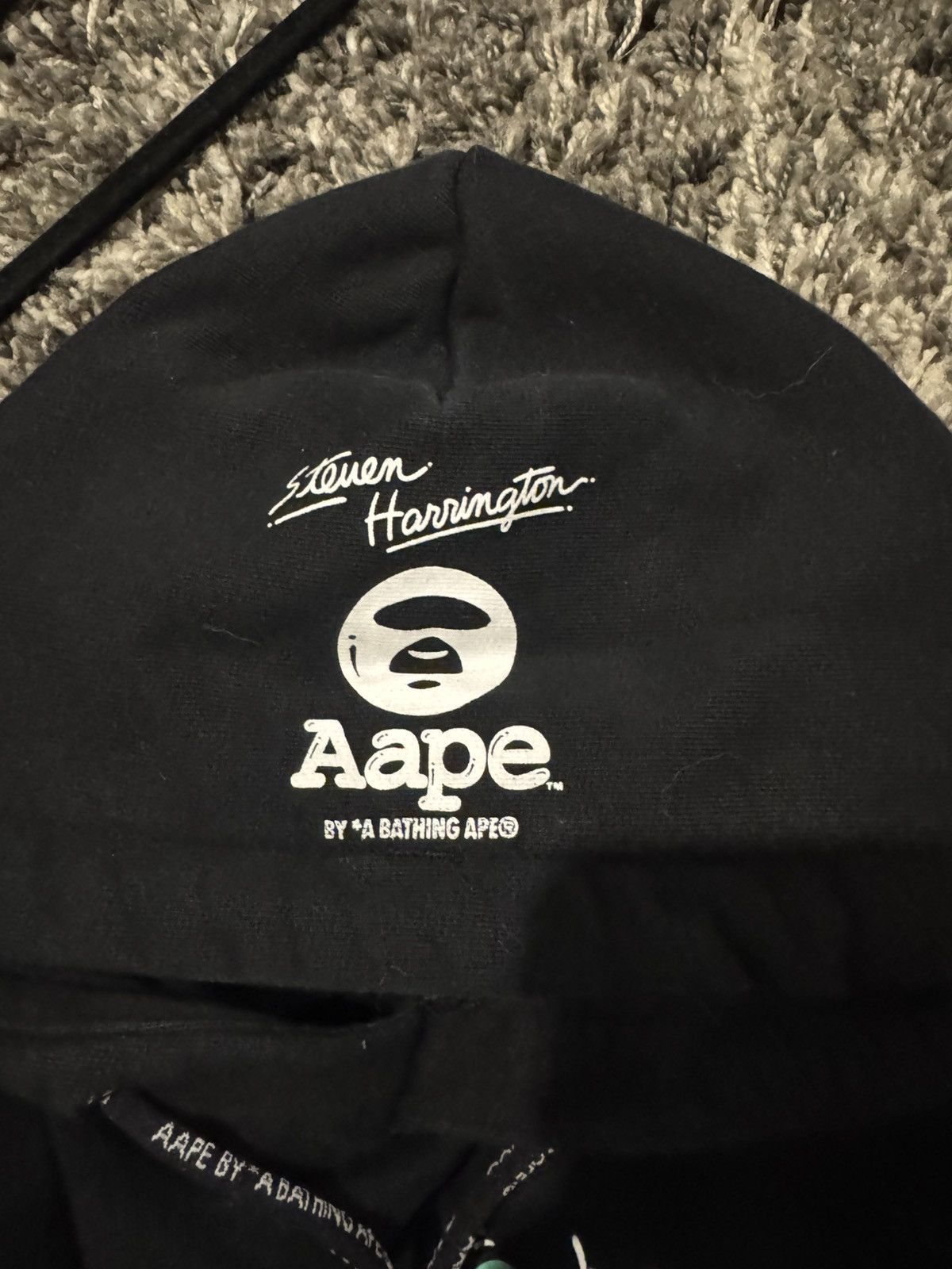 Aape Black Bape hoodie M Size US M / EU 48-50 / 2 - 6 Thumbnail