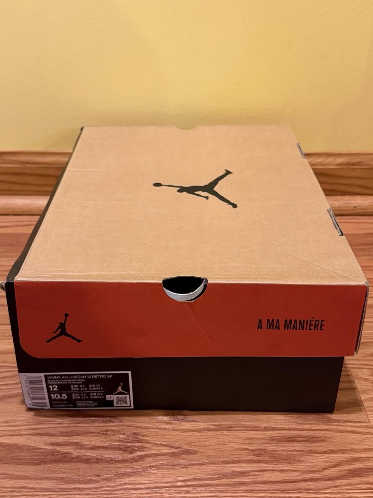 Jordan Brand Jordan 12 A Ma Maniere SP Black Size 12W/10.5M DV6989-001 Size US 12 / IT 42 - 9 Thumbnail