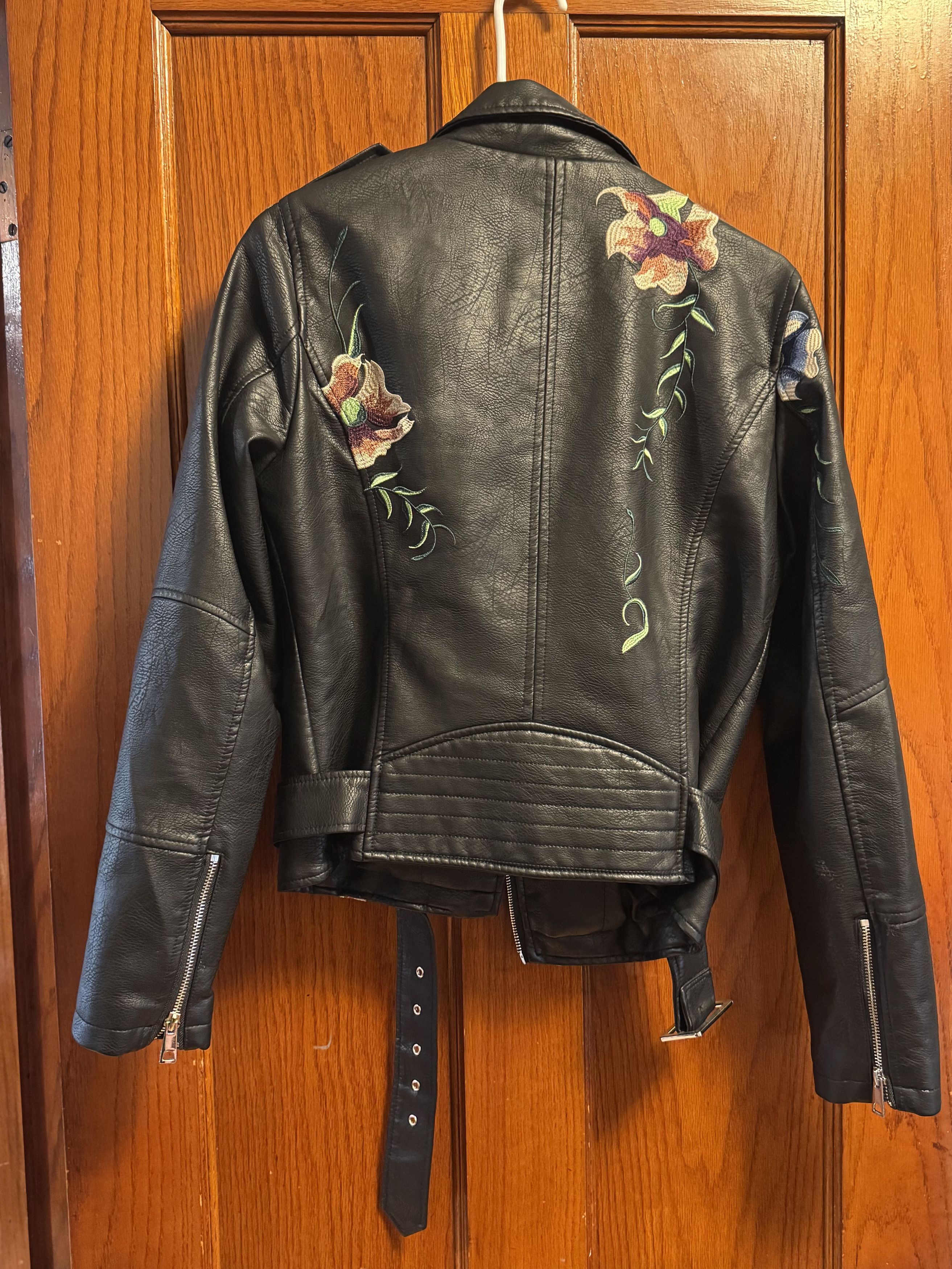 Other Bellivera Moto Jacket w/ Faux Fur Lining – Size M Size M / US 6-8 / IT 42-44 - 4 Thumbnail
