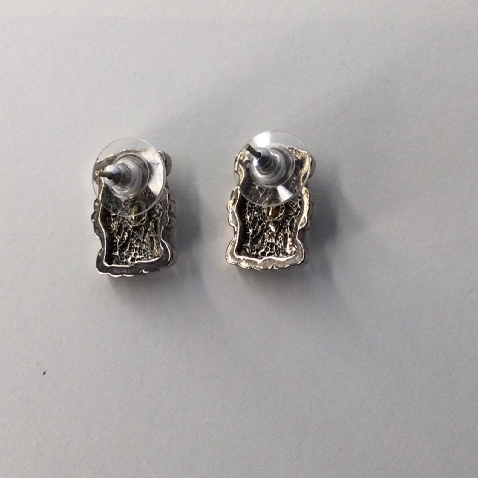 Other Celtic Knot Silver Tone & Bronze Vintage 1980's Earrings Size ONE SIZE - 14 Thumbnail