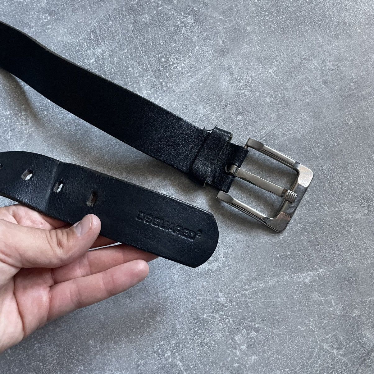 Cowboy Equipment Dsquared 2 vintage Y2K avant garde leather belt Size ONE SIZE - 2 Thumbnail