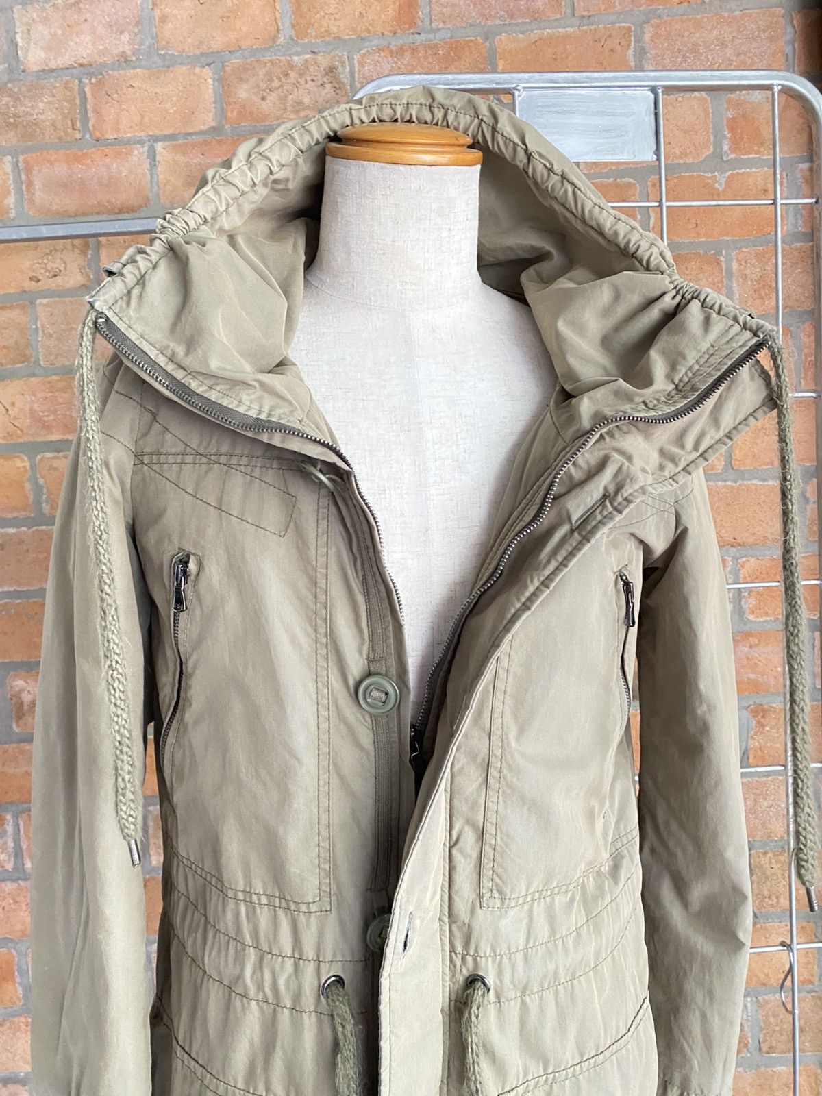 Diesel Diesel Khaki Parka Coat Size US S / EU 44-46 / 1 - 3 Thumbnail