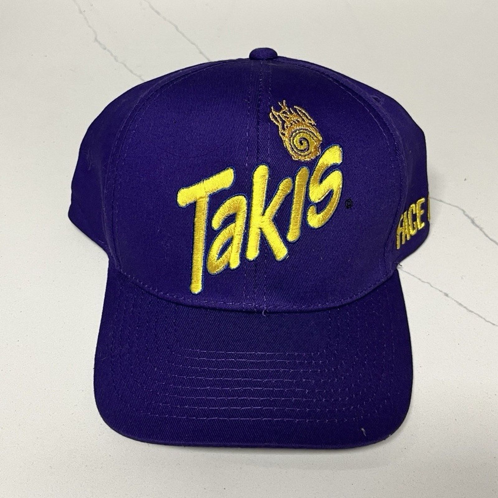 Vintage Takis Snapback Hat Purple Embroidered Logo Cobra Cap Size ONE SIZE - 1 Thumbnail