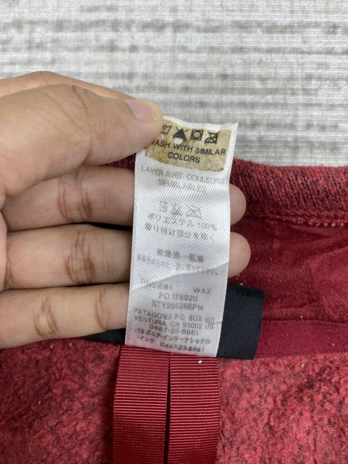 Patagonia Vintage Patagonia Maroon Fleece Jacket Size US L / EU 52-54 / 3 - 10 Thumbnail