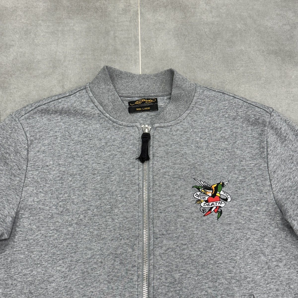 Ed Hardy Ed Hardy Till Death Los Angeles Bomber Tracktop Zip Jacket Size US L / EU 52-54 / 3 - 8 Thumbnail