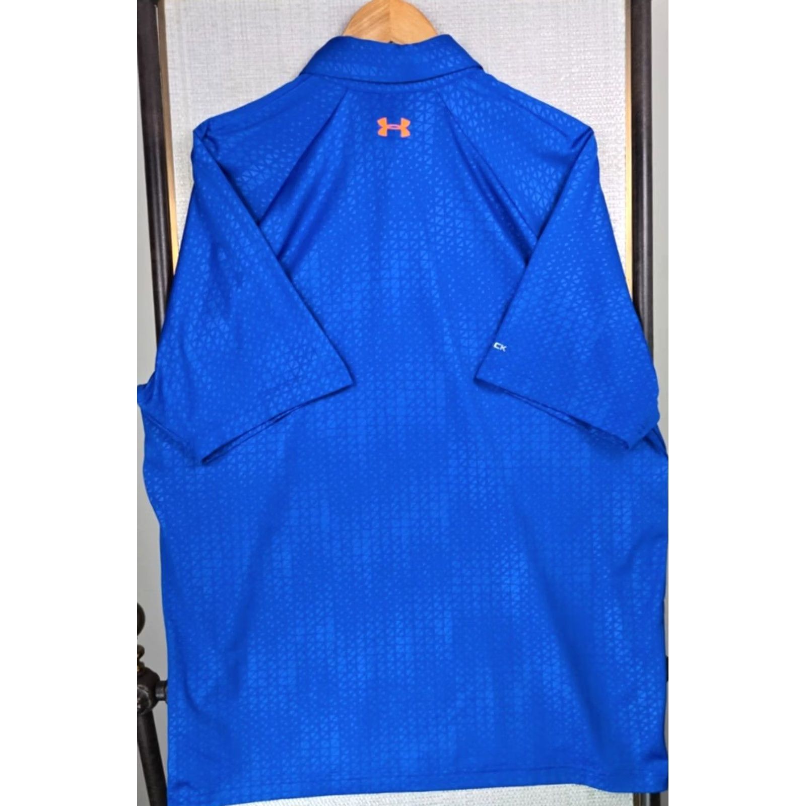 Under Armour UNDER ARMOUR COLDBLACK Polo Shirt Mens XL HeatGear Blue Golf Tennis Performance Short Sleeve Breathable UV Protection Wicking Quick Dry Size US XL / EU 56 / 4 - 6 Thumbnail