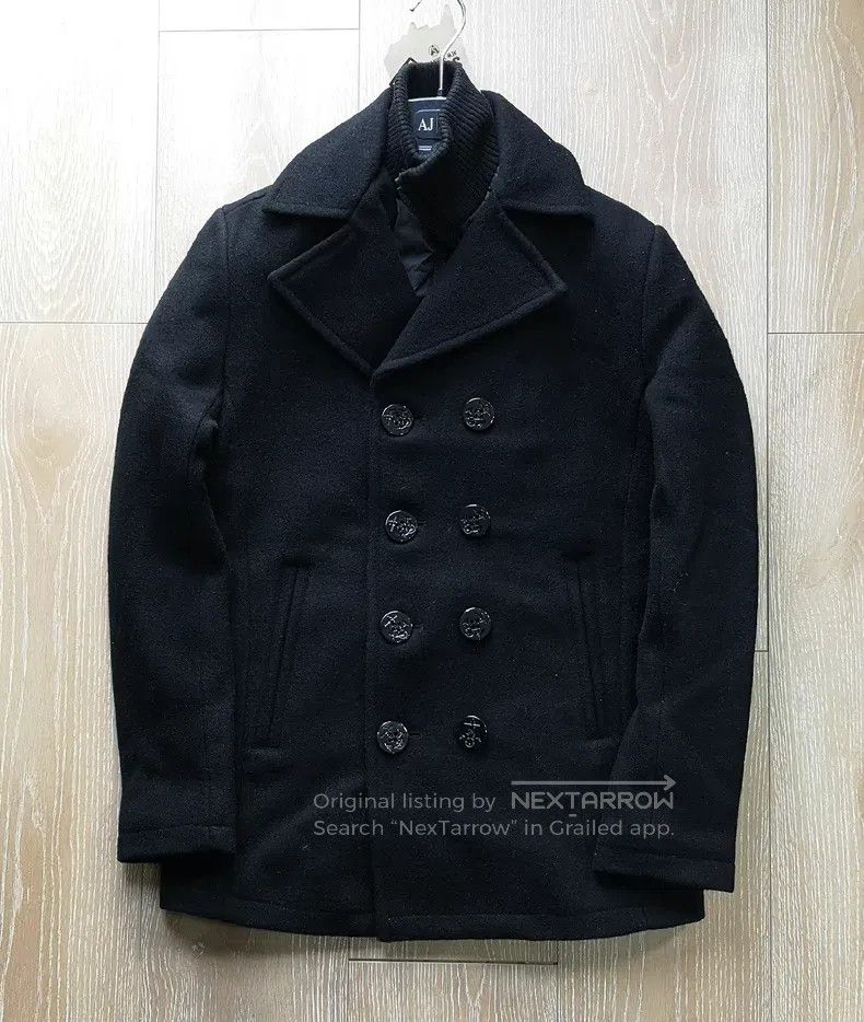 Schott Schott NYC Men's Wool Padded Double-breasted Slim Coat Jac Size US L / EU 52-54 / 3 - 1 Thumbnail