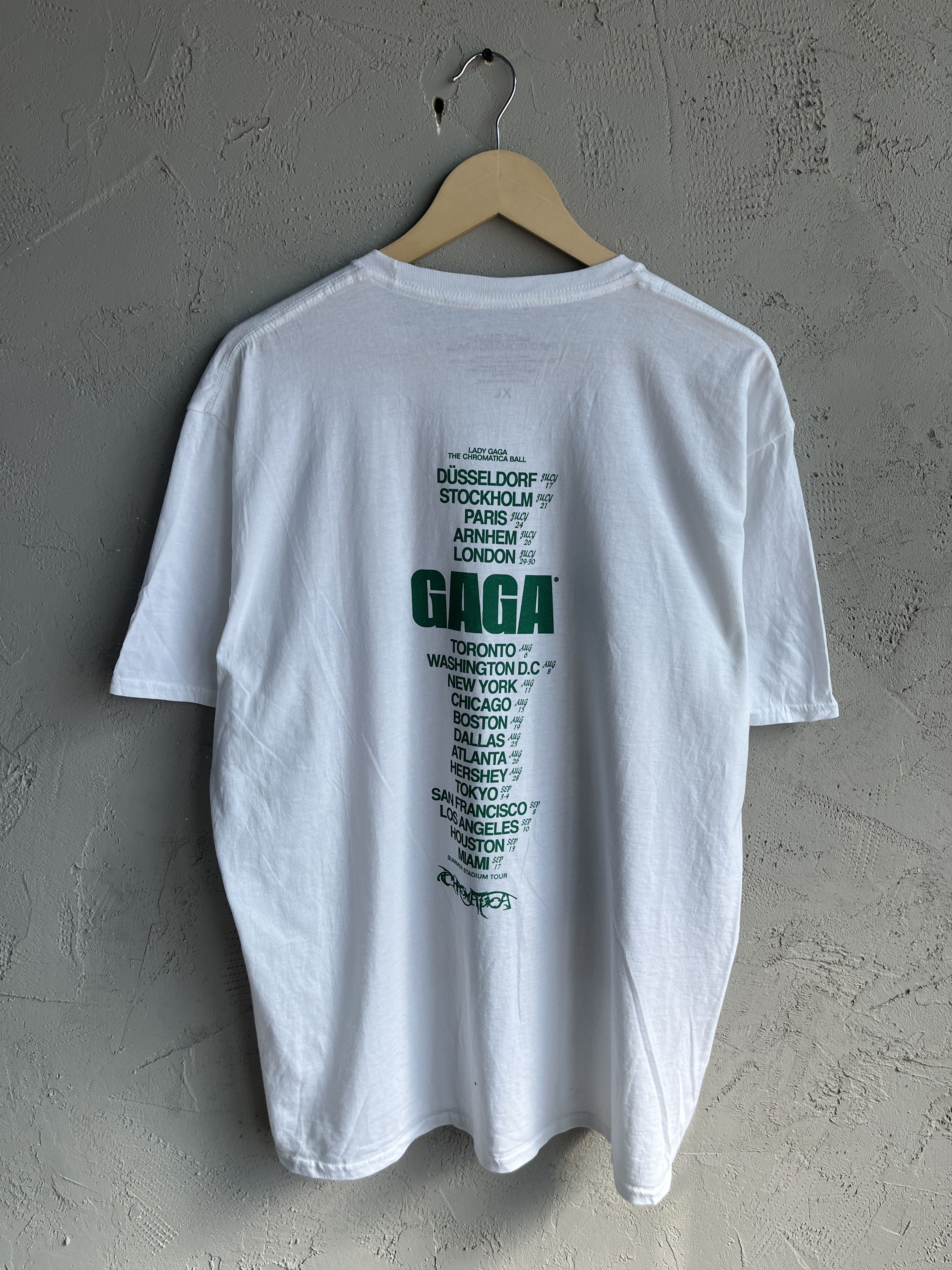 Band Tees Lady Gaga The Chromatica Ball Tour T-shirt Big Logo Face Size US XL / EU 56 / 4 - 5 Thumbnail