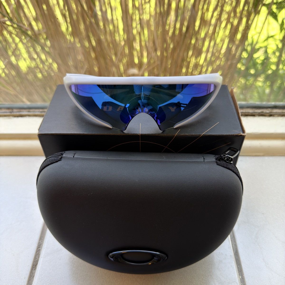 Oakley OAKLEY ELLIPSE SUNGLASSES MATTE VAPOR PRIZM SAPPHIRE Size ONE SIZE - 2 Thumbnail