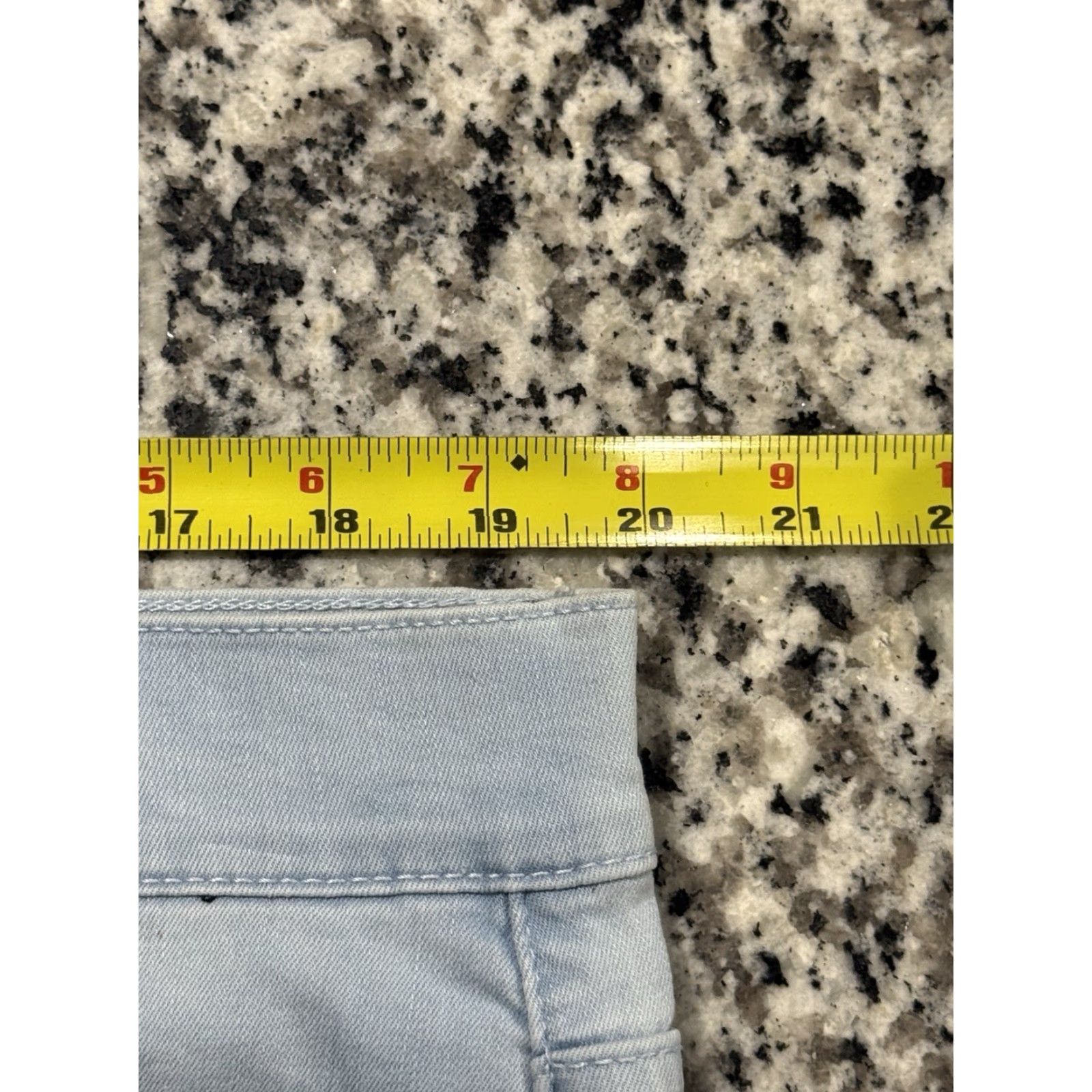 Denime Mugsy Jeans Straight 40x33.5 Lightest Blue Denim Regular Stretch Men 5-Pocket Zipper Button NM NWOT Size US 40 / EU 56 - 3 Thumbnail