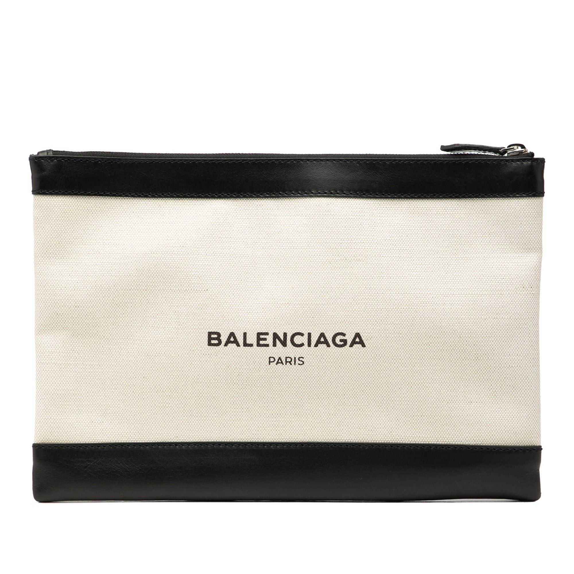 Balenciaga M Canvas Navy Clip Clutch Size ONE SIZE - 1 Thumbnail