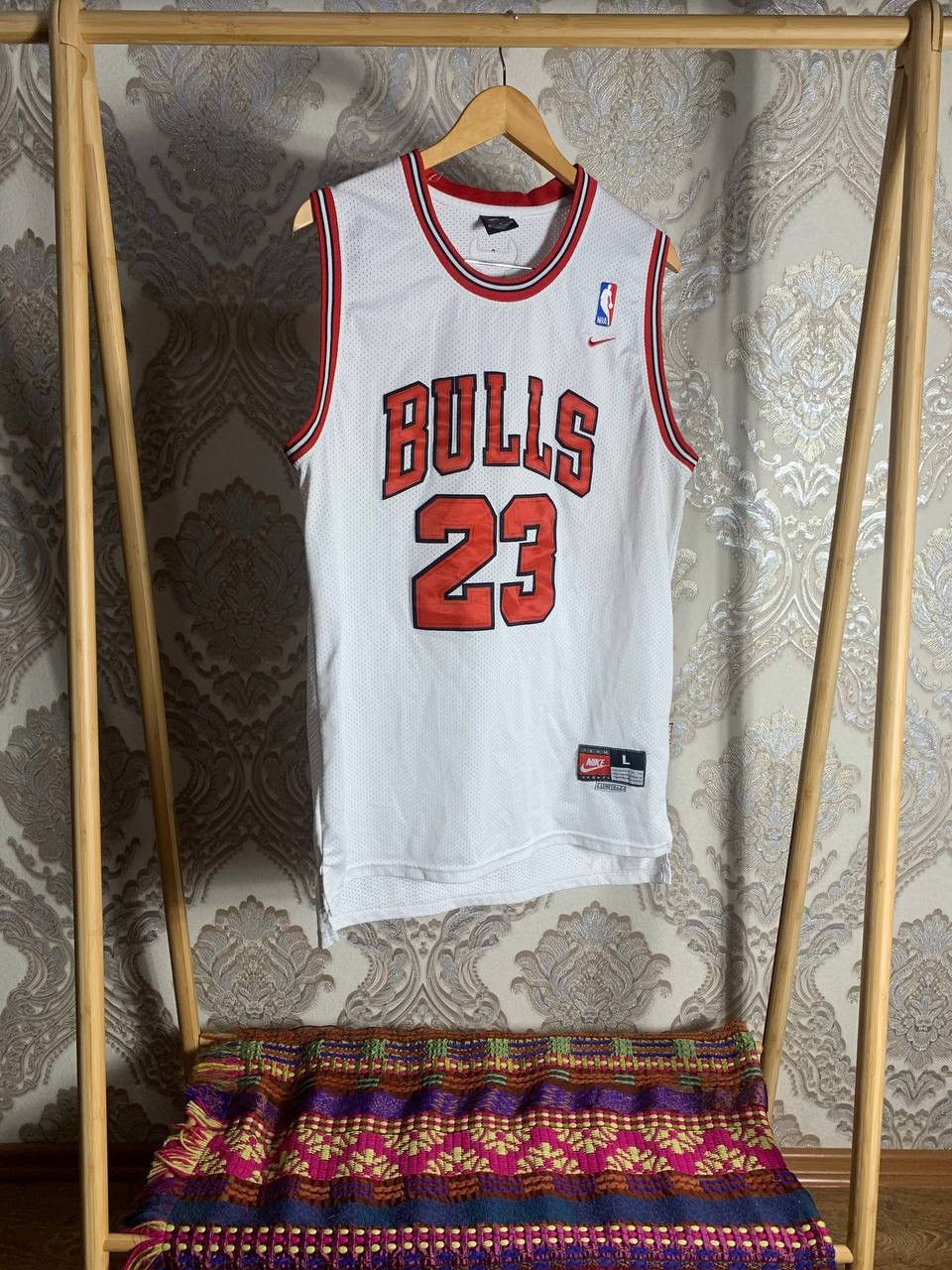 Nike × Vintage VERY RARE NIKE CHICAGO BULLS JORDAN 23 NBA JERSEY Y2K 90s Size US L / EU 52-54 / 3 - 2 Thumbnail