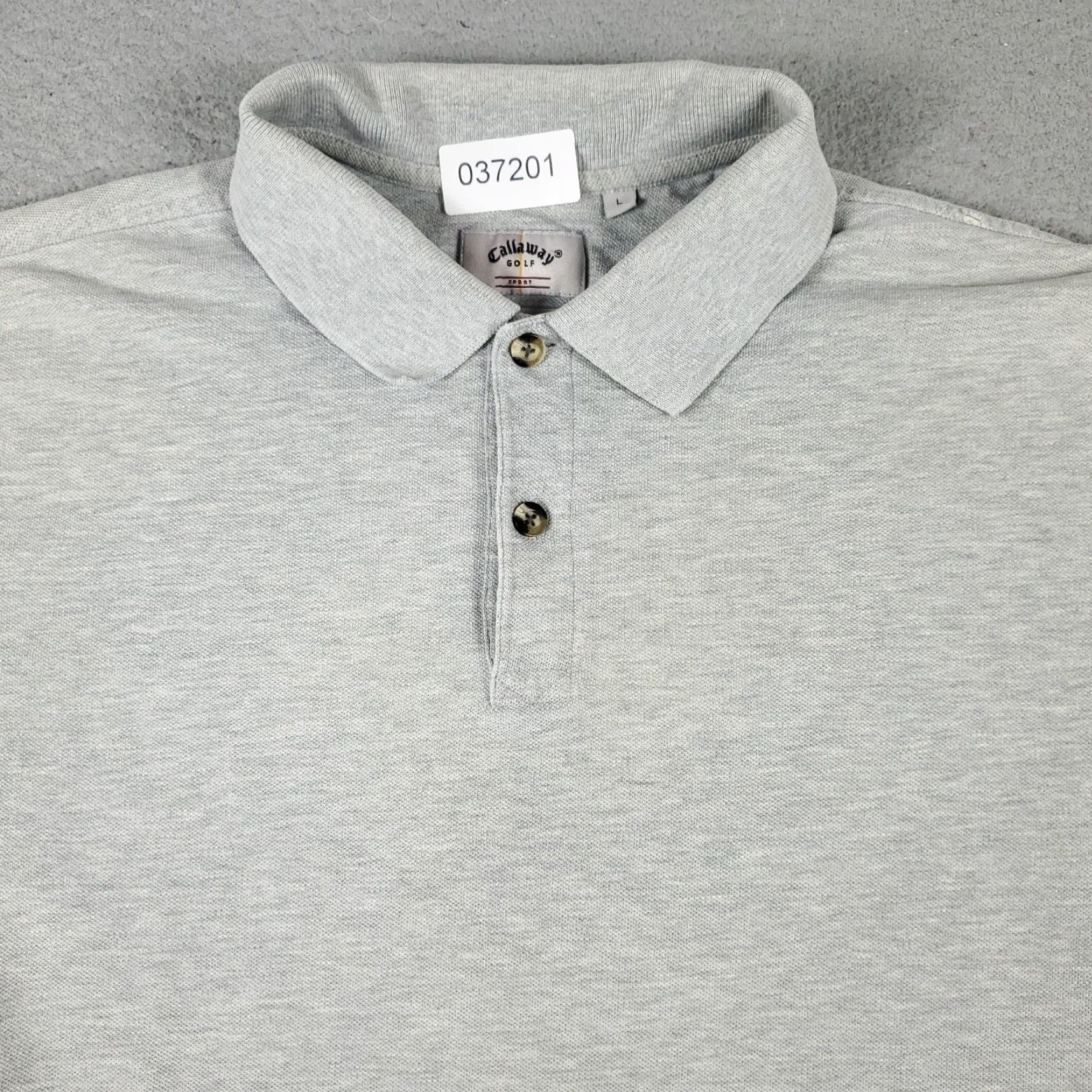 Callaway Callaway Polo Shirt Mens Large Gray Cotton Short Sleeve Regular Polo Shirt Mens L Gray Classic Brand Polo 90s? Size US L / EU 52-54 / 3 - 2 Thumbnail