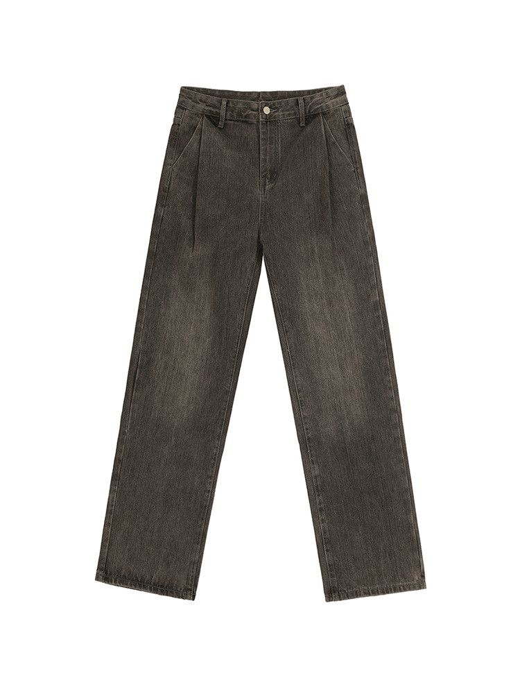 Japanese Brand × Jean Retro loose high street straight leg casual jeans Size US 32 / EU 48 - 4 Thumbnail