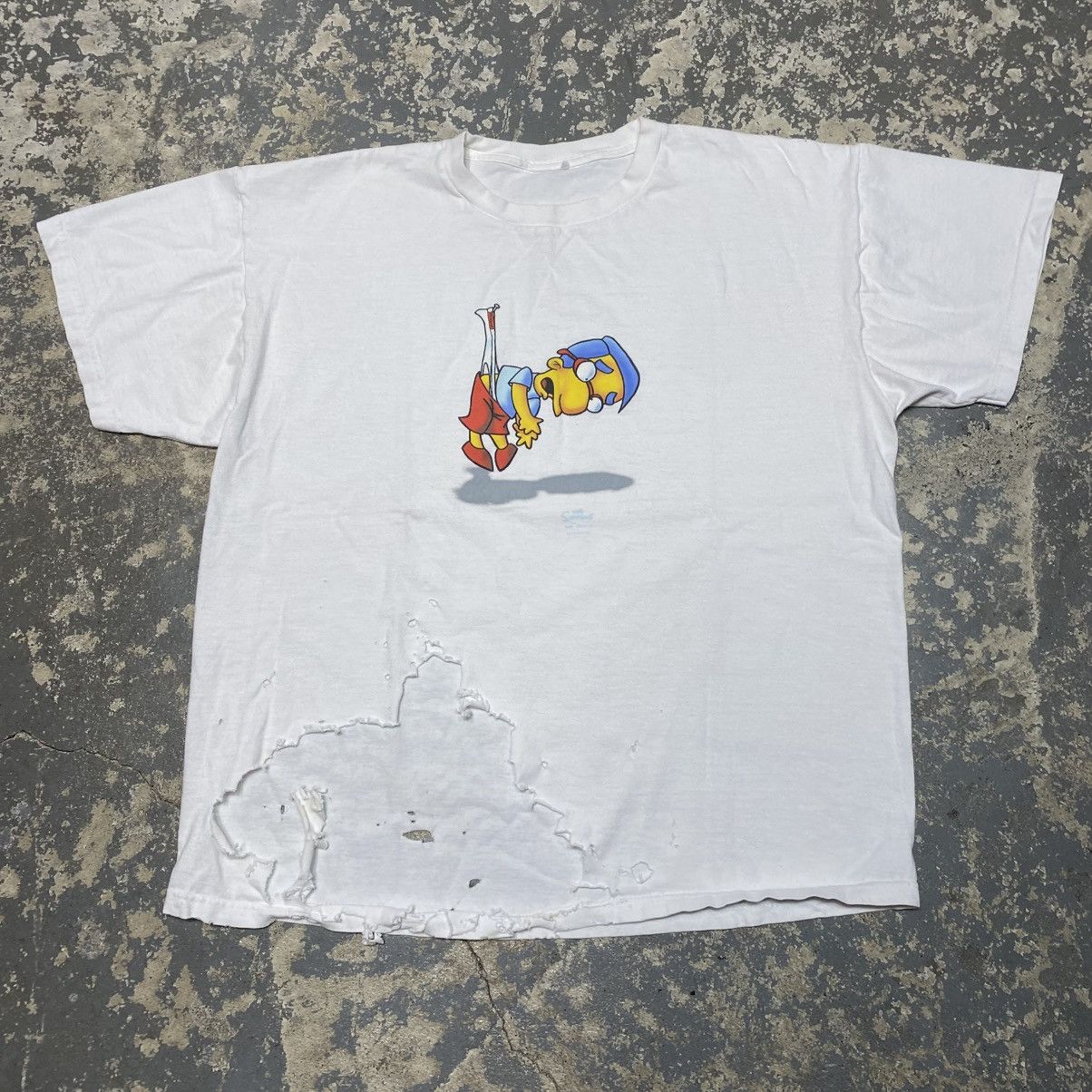 The Simpsons × Vintage Vintage Milhouse Weggie Simpsons Y2K Funny Parody Tshirt Size US L / EU 52-54 / 3 - 1 Thumbnail