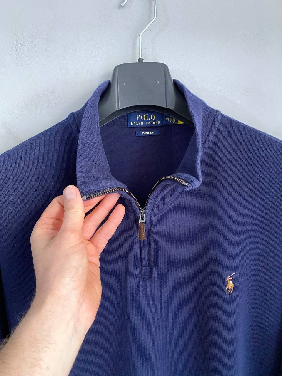 Polo Ralph Lauren Polo Ralph Lauren Double Knit Jaquard Half Zip Sweater, XXL Size US XXL / EU 58 / 5 - 4 Thumbnail