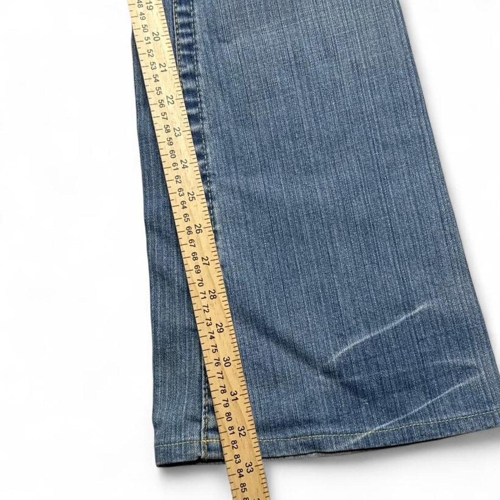 Bebe Bebe 2000s Low rise flare jeans blue wash Mcbling size 28 Size 28" / US 6 / IT 42 - 7 Thumbnail