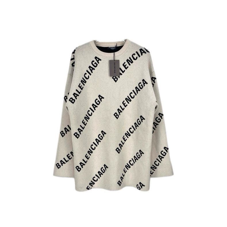 Balenciaga Baenciaga beige bullet screen long sweater-2506 Size US XS / EU 42 / 0 - 1 Thumbnail