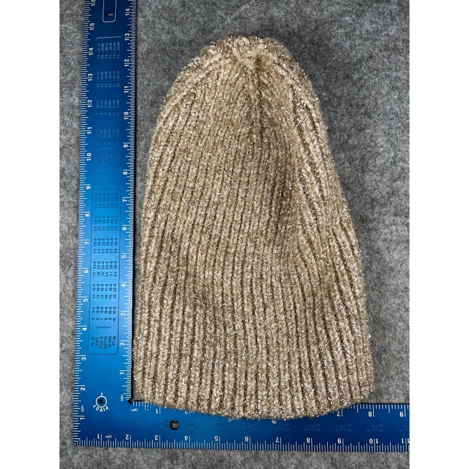 Old Navy Old Navy Beanie Hat Women One Size Beige Knit Beanie Winter Outdoor Ski Beanie Womens Size ONE SIZE - 4 Thumbnail