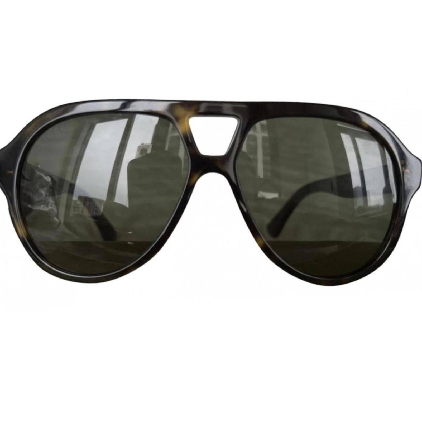 Gucci Gucci Tortoise Shell Aviator Sunglasses Size ONE SIZE - 1 Thumbnail