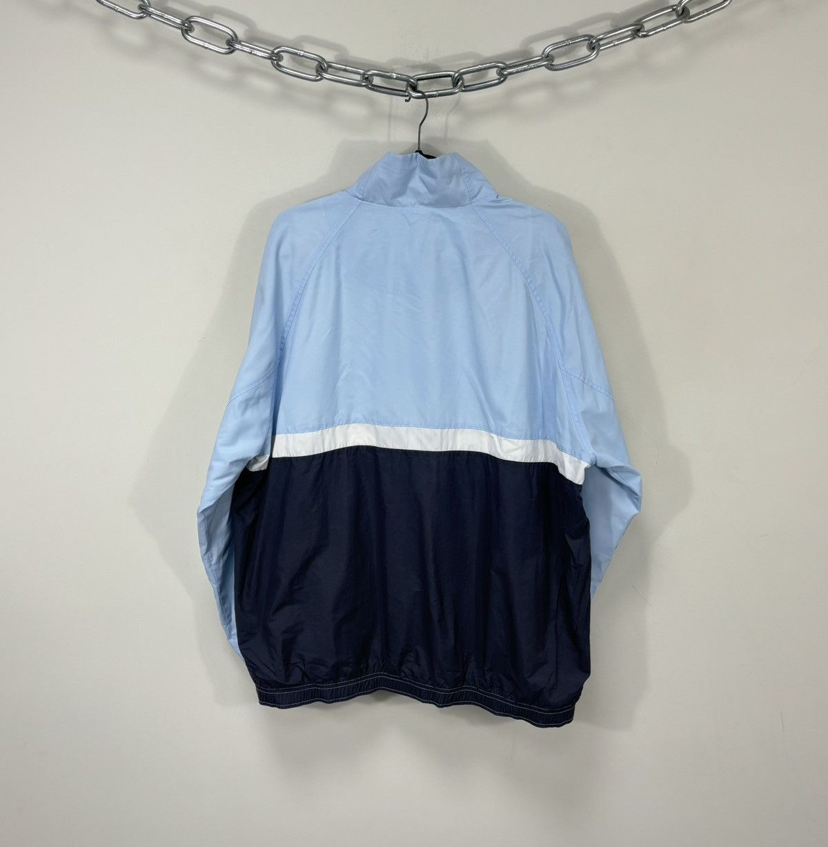 Nike Vintage Nike Y2K Baby Blue Retro Swoosh Hype Track Jacket Size US XXL / EU 58 / 5 - 3 Thumbnail