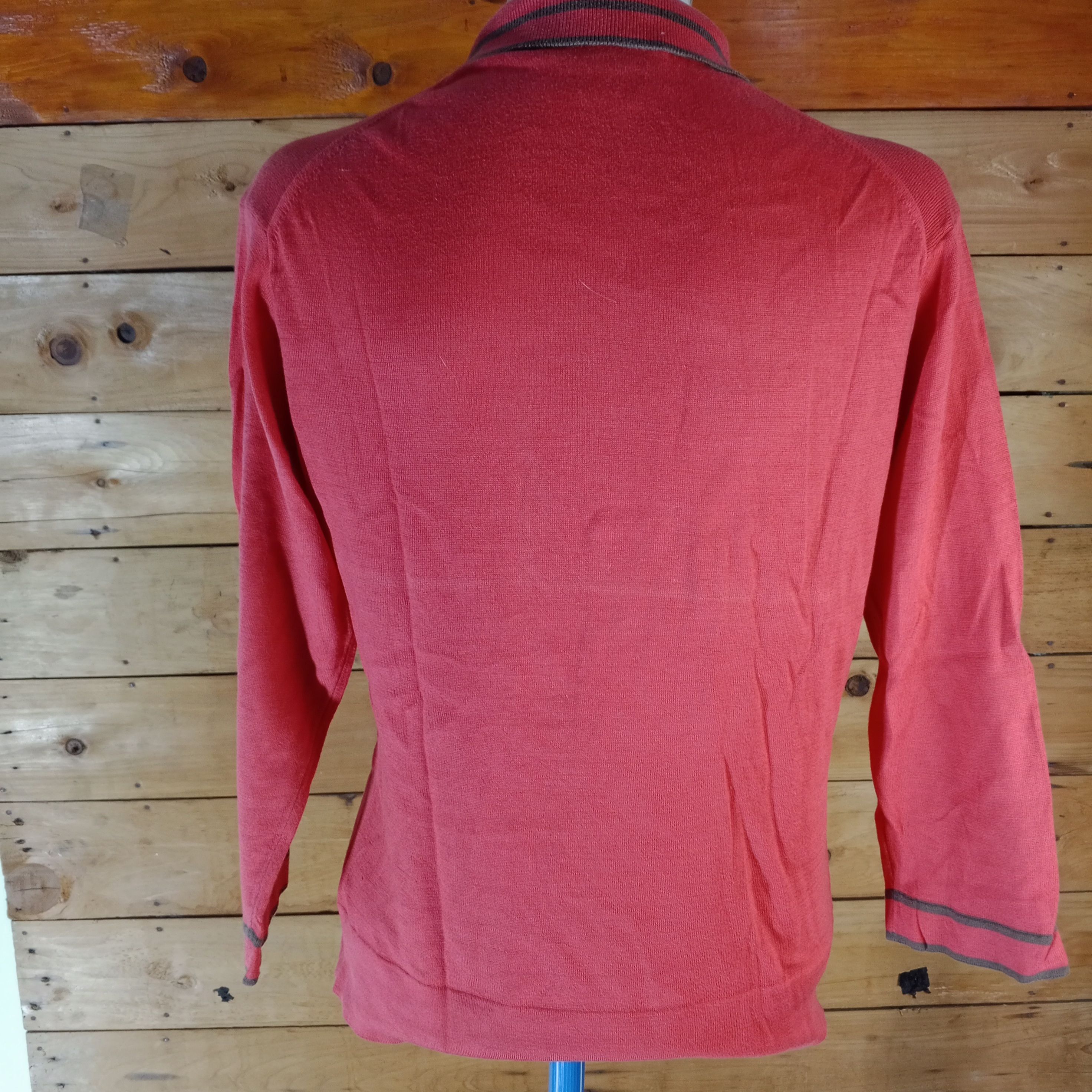 Lancel × Vintage Vintage Lancel Polo Shirt Long Sleeves Size M / US 6-8 / IT 42-44 - 6 Thumbnail