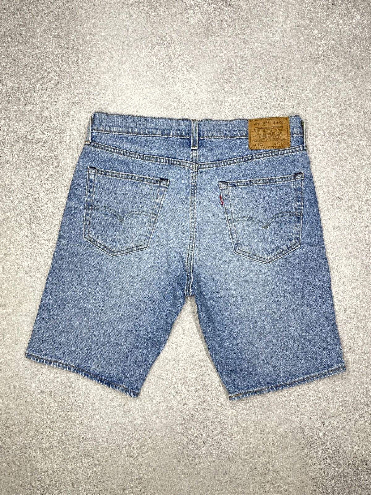 Levi's Mens Levis 502 Premium Denim Shorts Blue Size 34 Size US 34 / EU 50 - 2 Thumbnail