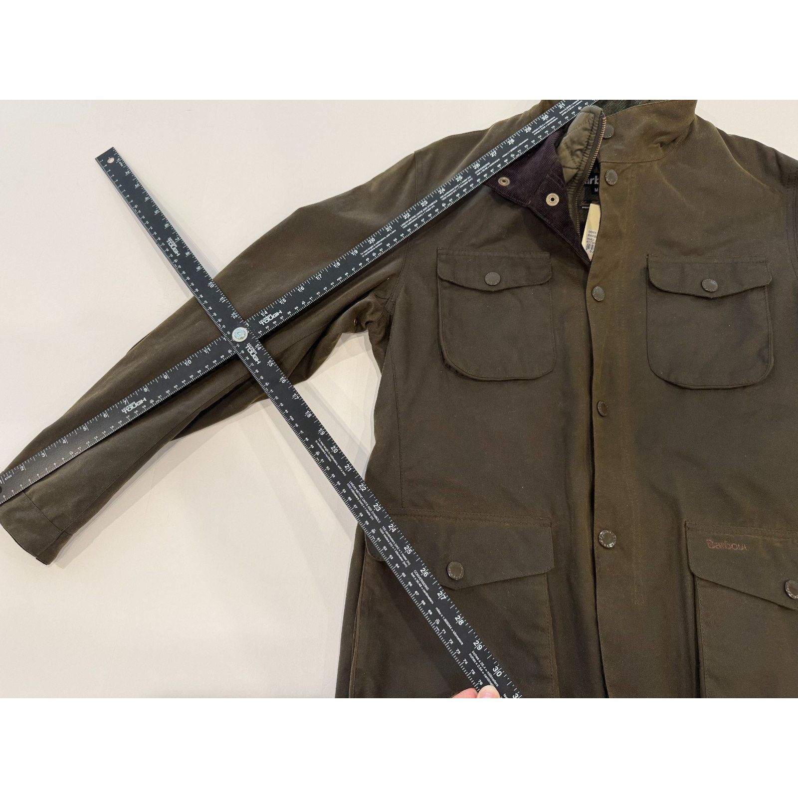 Barbour NWT Barbour Olive Green Ogston Wax leather Jacket Men's M Size US M / EU 48-50 / 2 - 16 Thumbnail