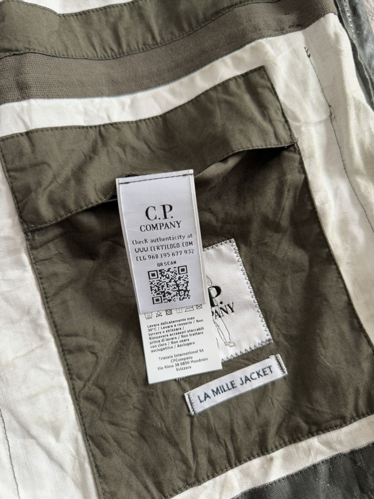 C.P. Company × Designer C.P. Company La mille plated linen google jacket XL military Size US XL / EU 56 / 4 - 9 Thumbnail