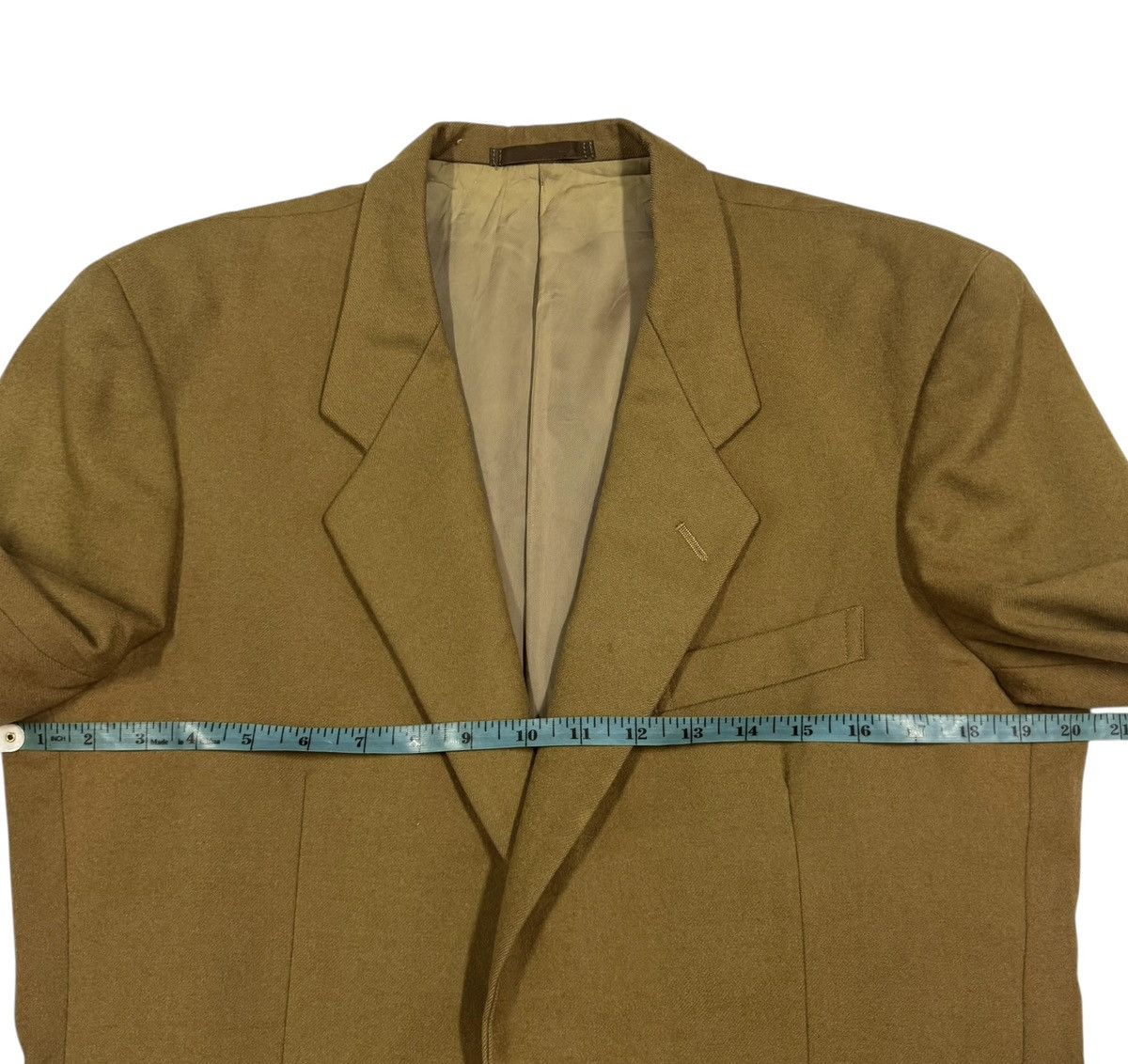 Paul Smith Vtg💥Paul Smith London Mustard Brown Mohair Casual Blazers Size 44R - 16 Thumbnail