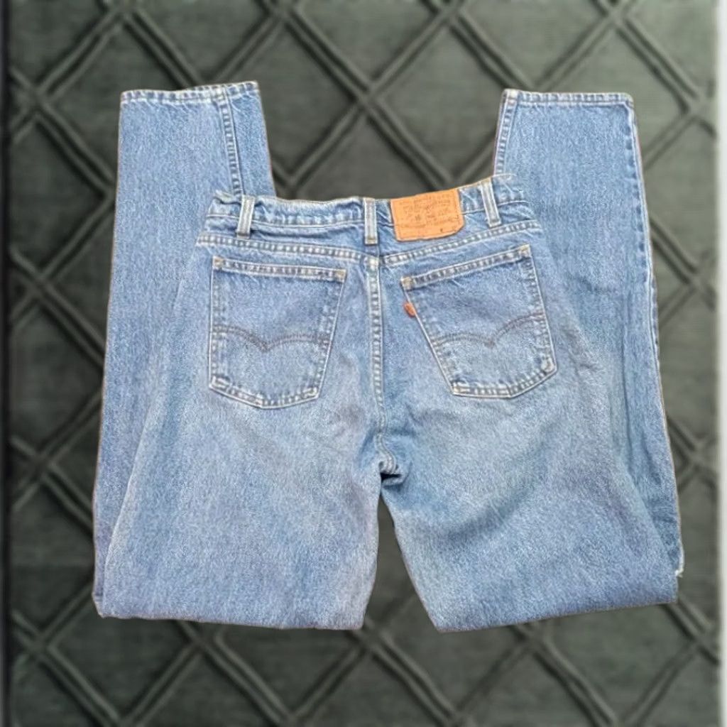 Levi's VINTAGE Levi's Orange Tab Denim Jeans 29x32 Made In USA Light Wash Mens Size US 29 - 1 Thumbnail