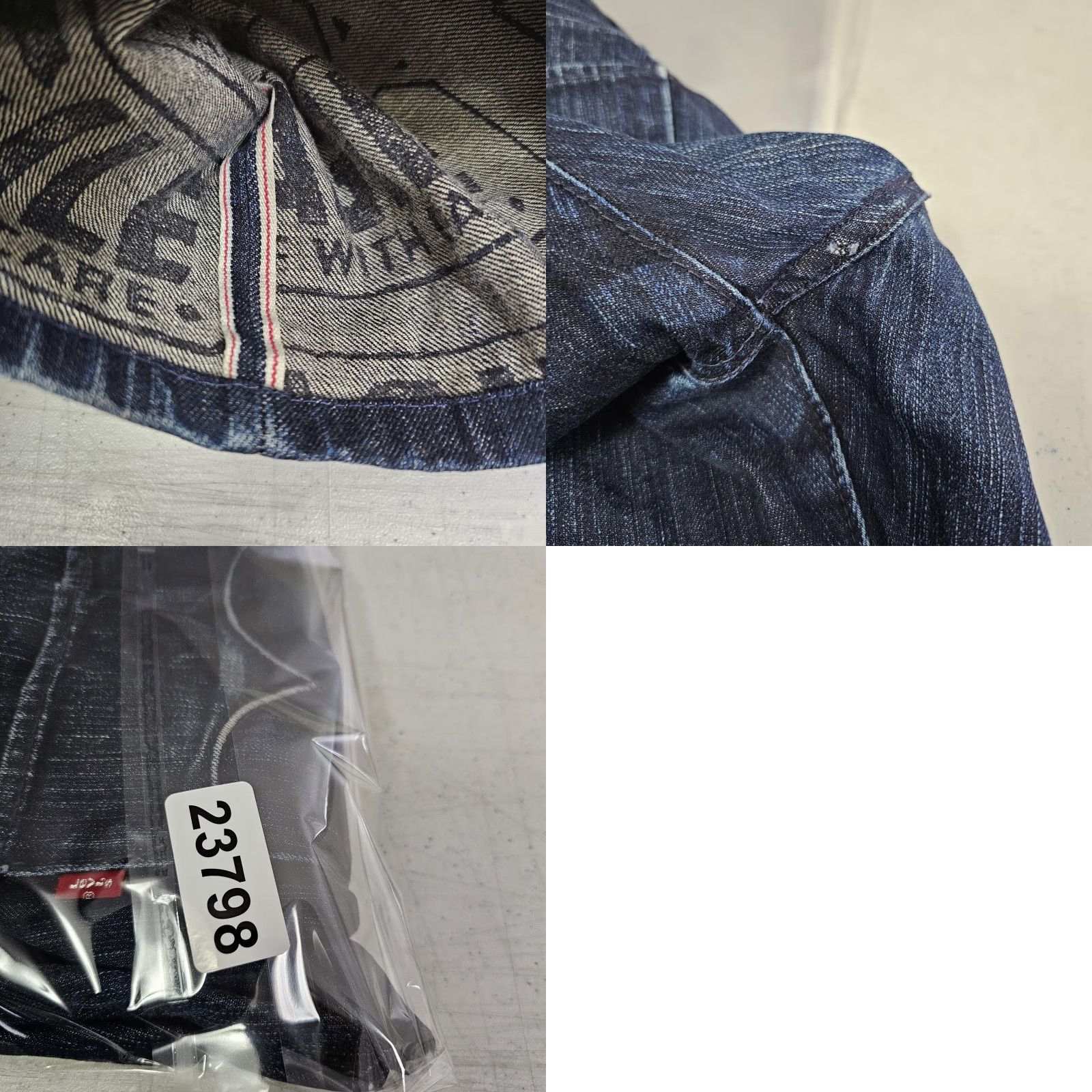 Levi's VINTAGE Levi's Warhol Factory x Levi's Private Stock Jeans Mens 30x28 34x32 Shrunk Selvedge Straight Blue 5-Pocket Mens Jeans Size US 30 / EU 46 - 10 Thumbnail