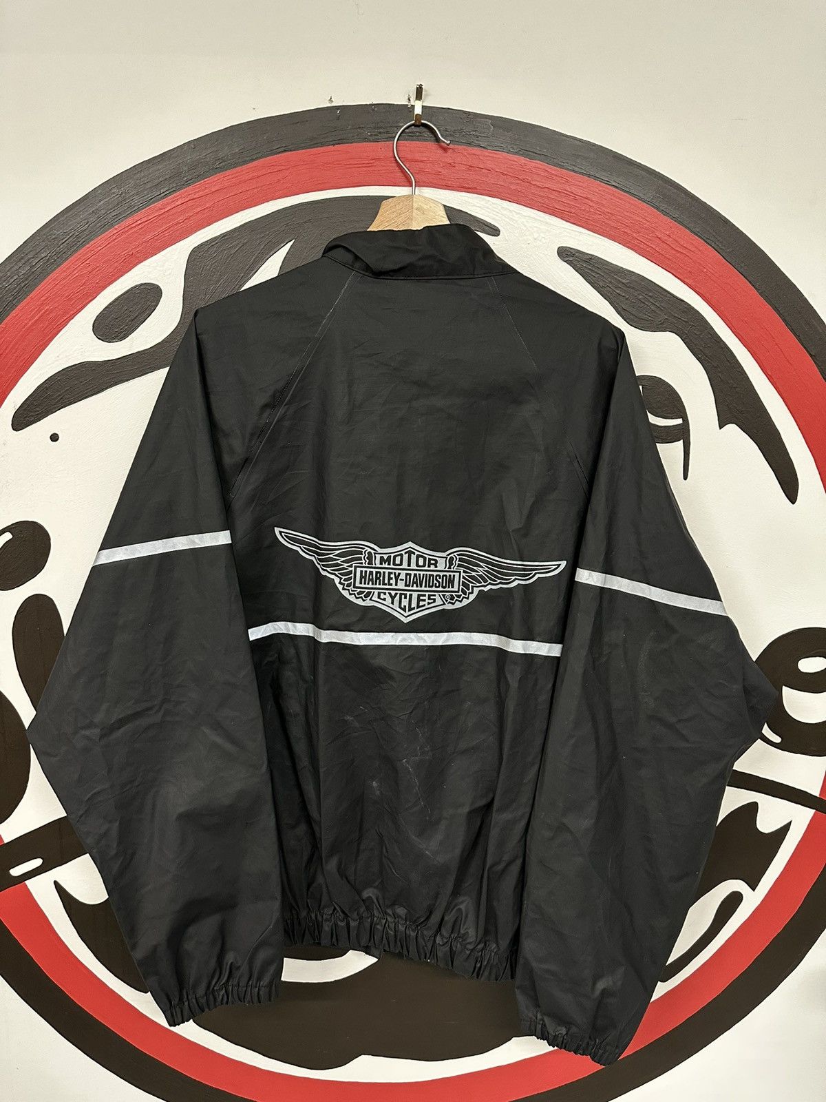 Harley Davidson Vintage Y2K Harley Davidson Wings Logo Motorcycle Jacket Size US M / EU 48-50 / 2 - 2 Thumbnail