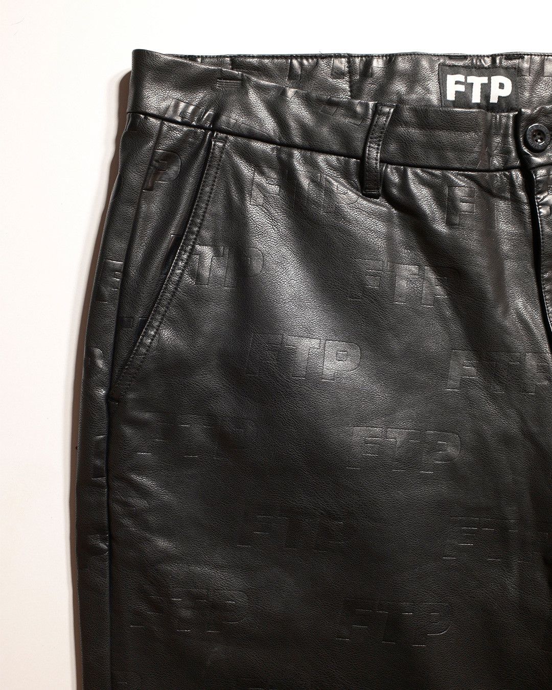 Fuck The Population FTP Faux Leather Pants Size US 36 / EU 52 - 5 Thumbnail