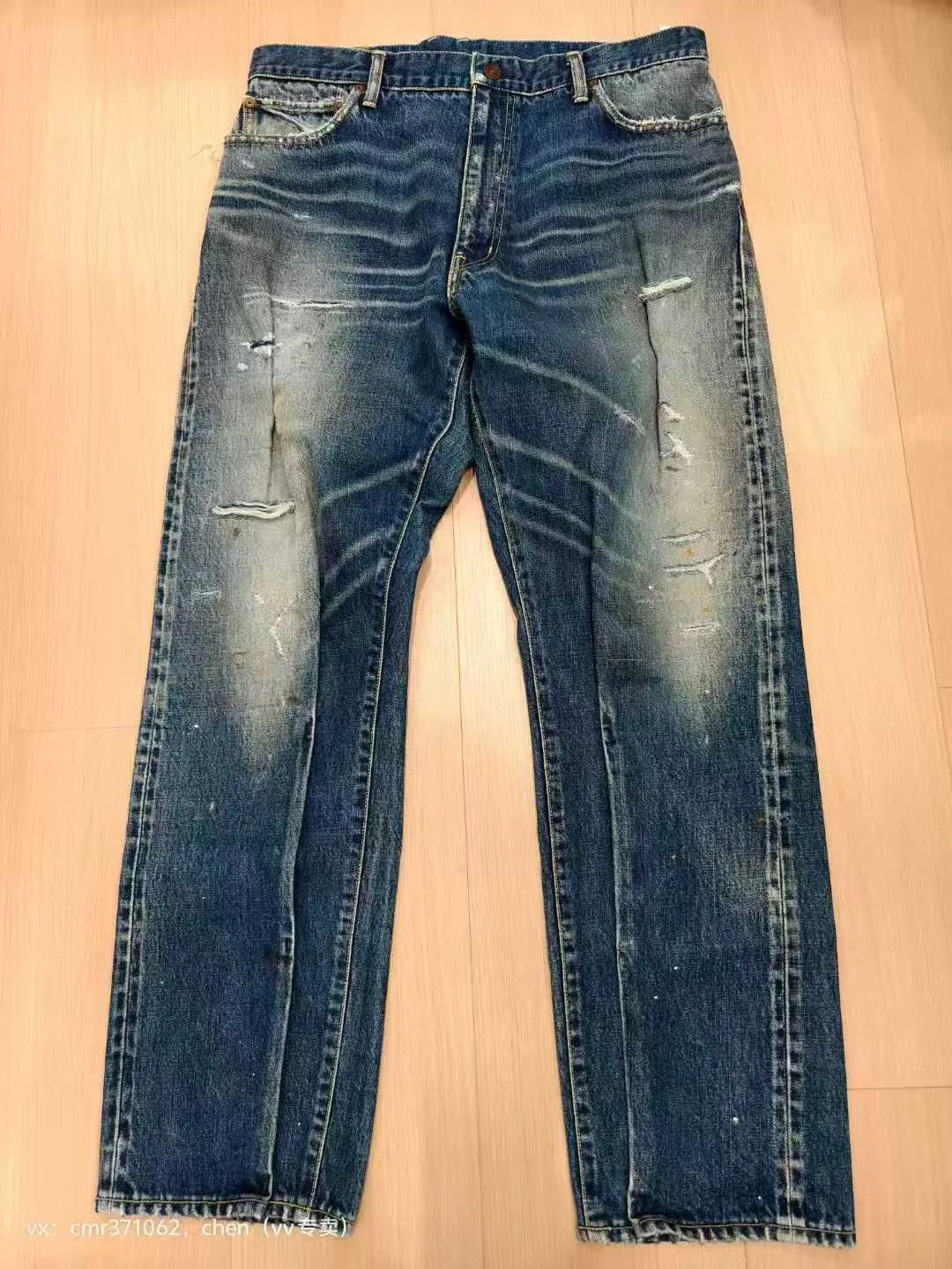Visvim VISVIM JM TACKED D27 2nd Gen Destroyed FIL 3 95+ Size US 34 / EU 50 - 1 Thumbnail