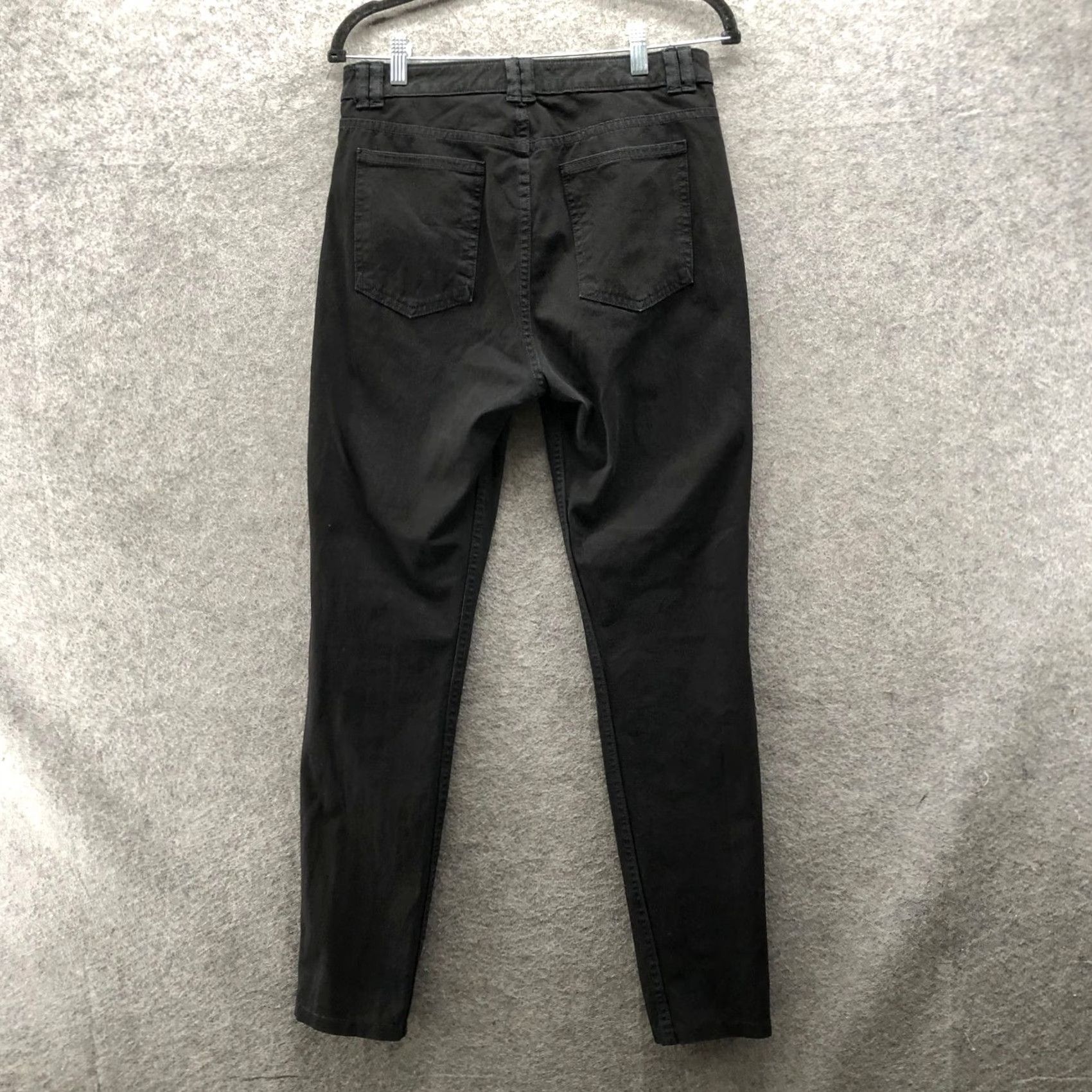 American Apparel VINTAGE? No. American Apparel Black Solid Skinny Jeans Mens 30x31 Stretch Denim Cotton Blend 5-Pocket Design Jean Shirt? Size US 30 / EU 46 - 2 Thumbnail