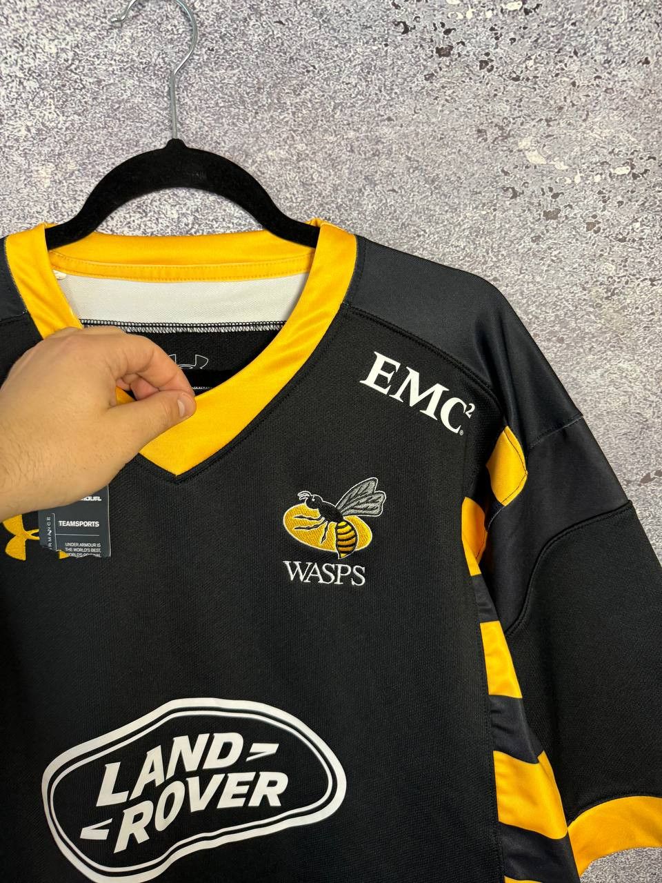 Under Armour Wasps Rugby Shirt XL Home 2015/16 Under Armour Jersey Size US XL / EU 56 / 4 - 7 Thumbnail