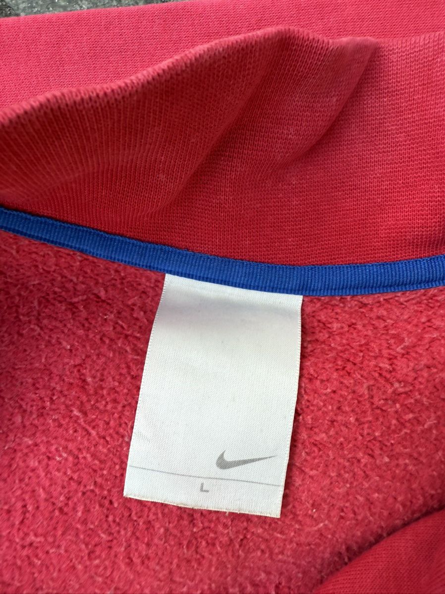 Nike × Vintage 90’s NIKE RARE SWOOSH BIG BACK LOGO Y2K RETRO 1/4ZIP HOODIE Size US M / EU 48-50 / 2 - 13 Thumbnail