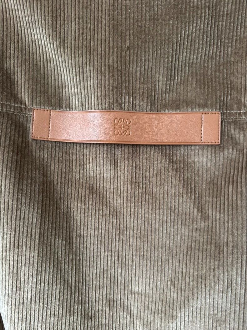 Loewe LOEWE Cotton jersey shirt jacket coat, light caramel Size XL / US 12-14 / IT 48-50 - 5 Thumbnail
