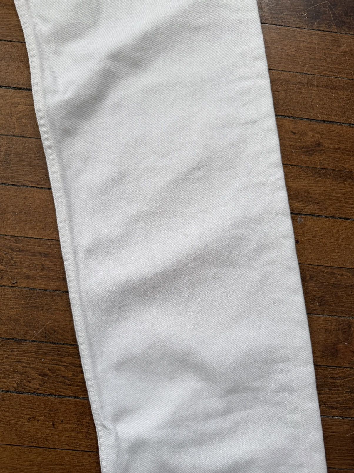 Maison Margiela AW23 Line 10 white denim jeans, size 34, made in Italy Size US 34 / EU 50 - 20 Thumbnail