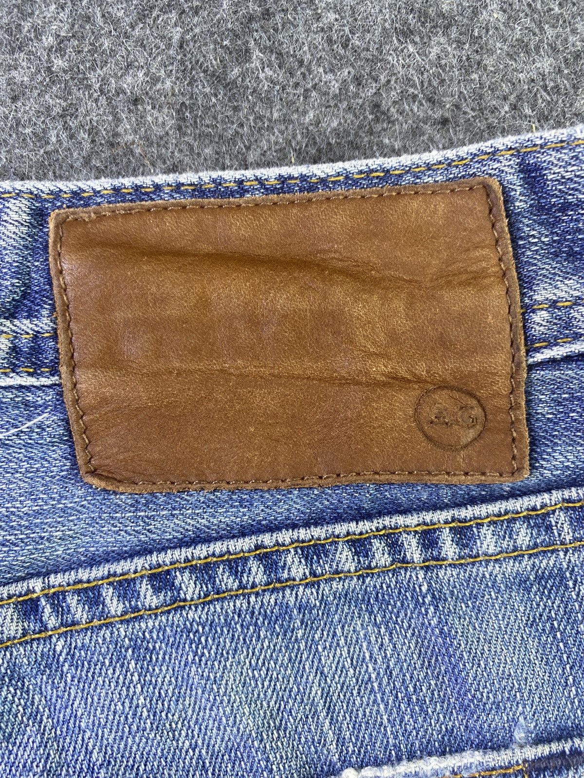 AG Adriano Goldschmied × Japanese Brand AG Adriano Goldschmied Blue Wash Denim - J941 Size 32" / US 10 / IT 46 - 13 Thumbnail