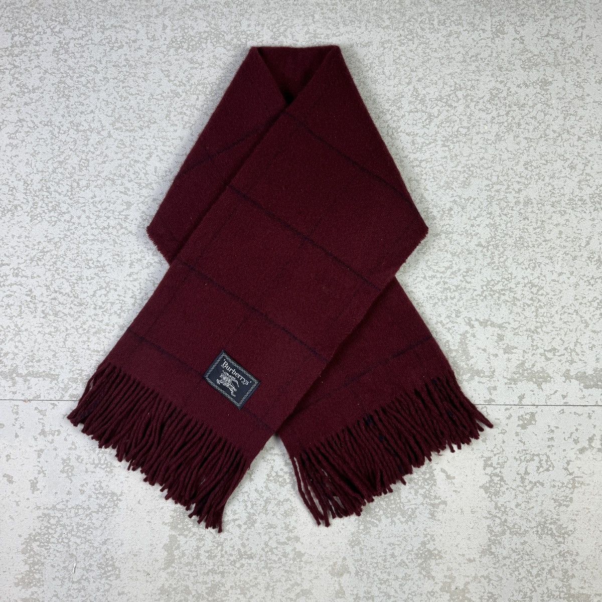 Burberry × Vintage Vintage Burberrys Scarf / Muffler / Neckwear - as0001 Size ONE SIZE - 3 Thumbnail