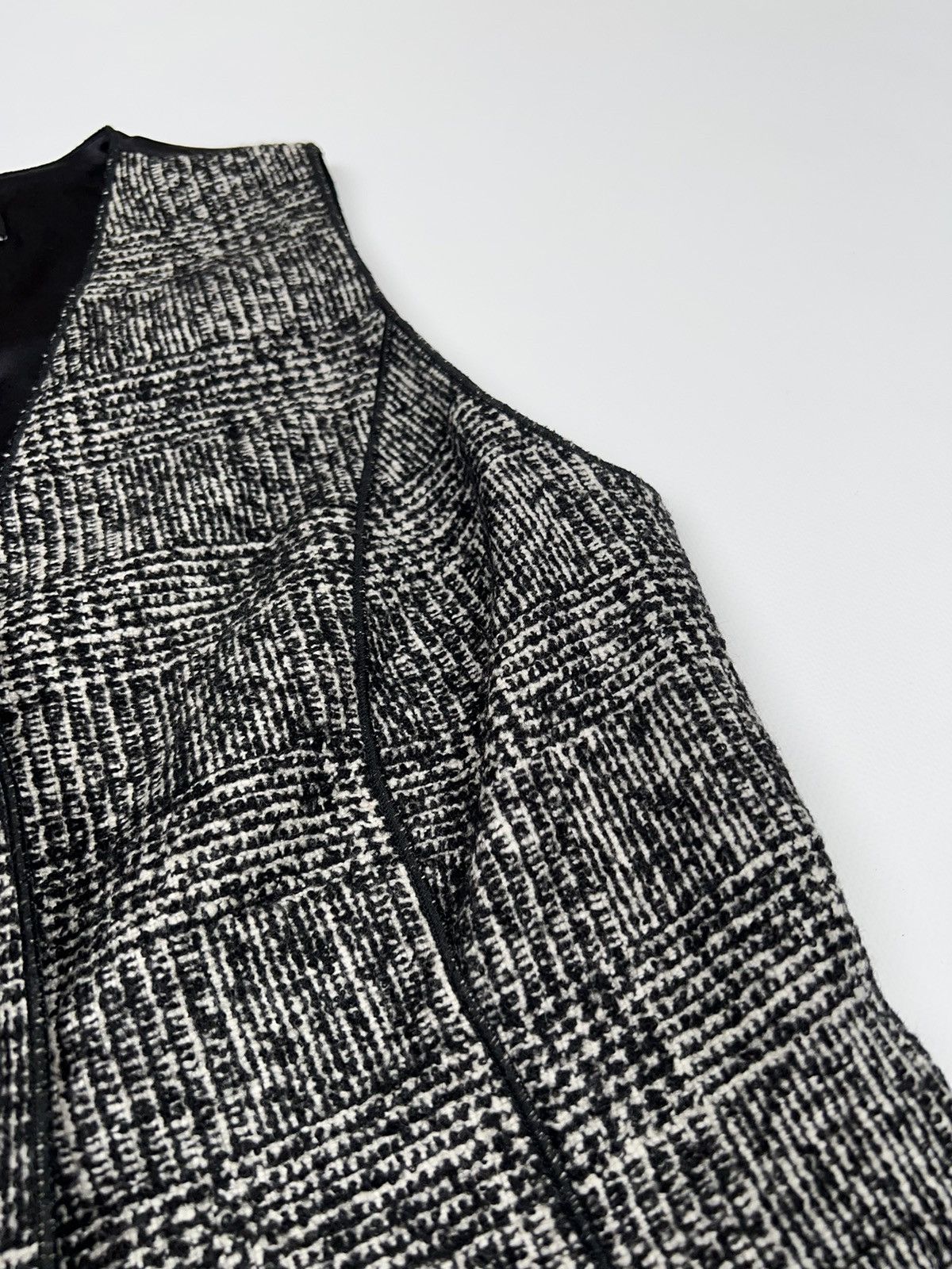 Dolce & Gabbana Dolce Gabbana Tweed Alpaca Silk Nylon Suit Vest Tank Size S / US 4 / IT 40 - 8 Thumbnail