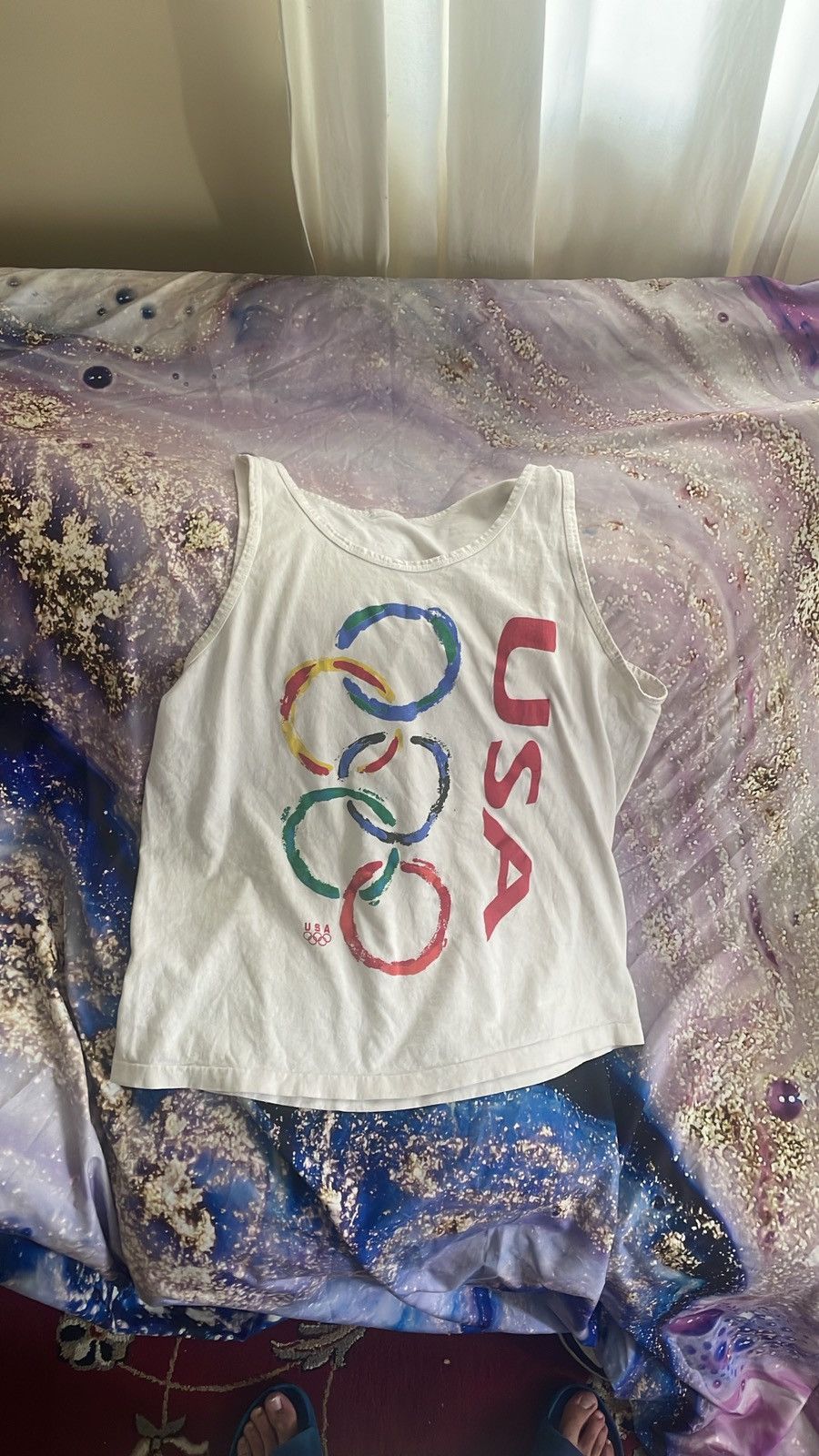 USA Olympics × Vintage Vintage 90s USA Olympics tank top Size US L / EU 52-54 / 3 - 1 Preview