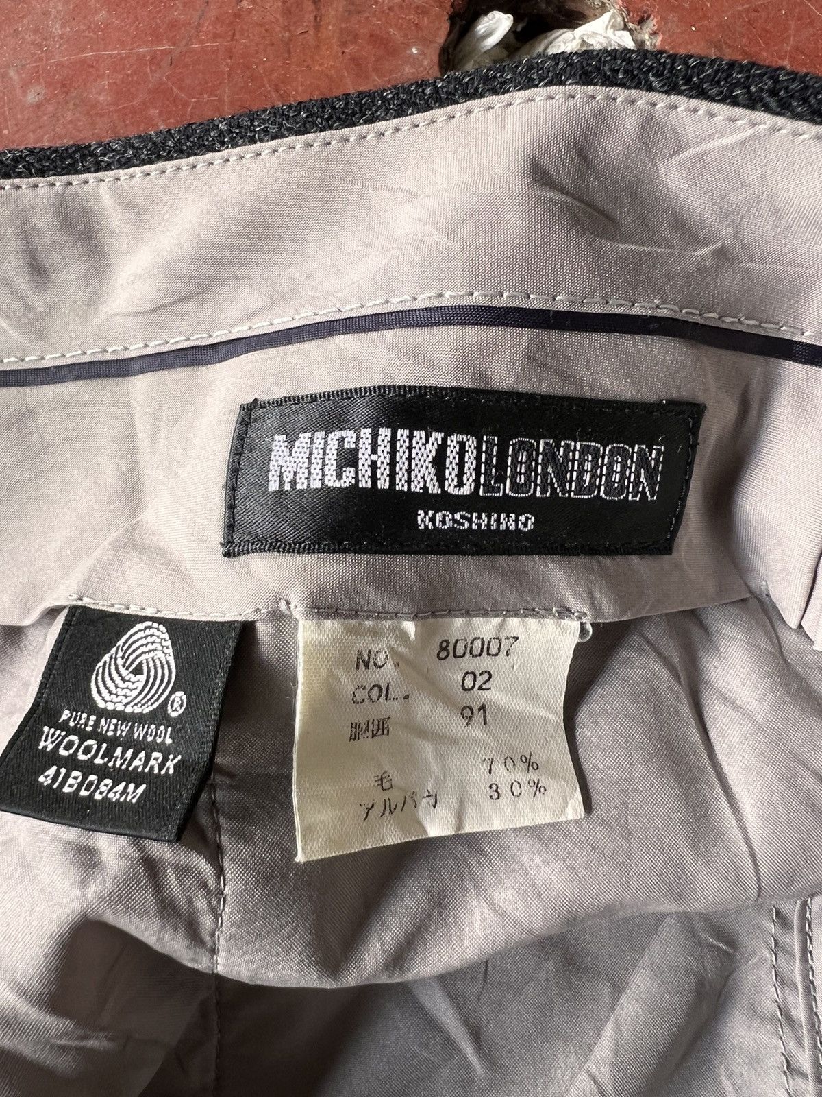 Michiko Koshino London Michiko Koshino Wool Pant Size US 35 - 7 Thumbnail