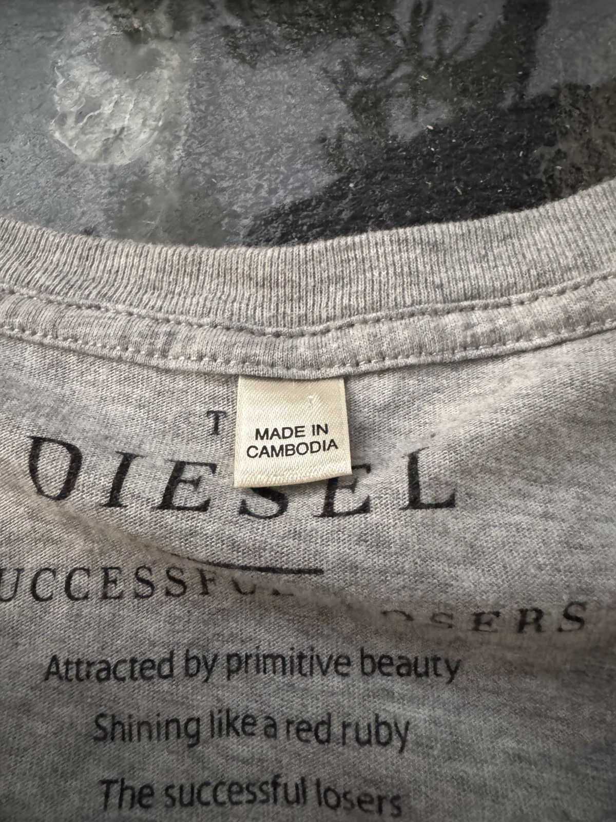 Diesel Big Diesel 78 logo tee Size US L / EU 52-54 / 3 - 3 Thumbnail