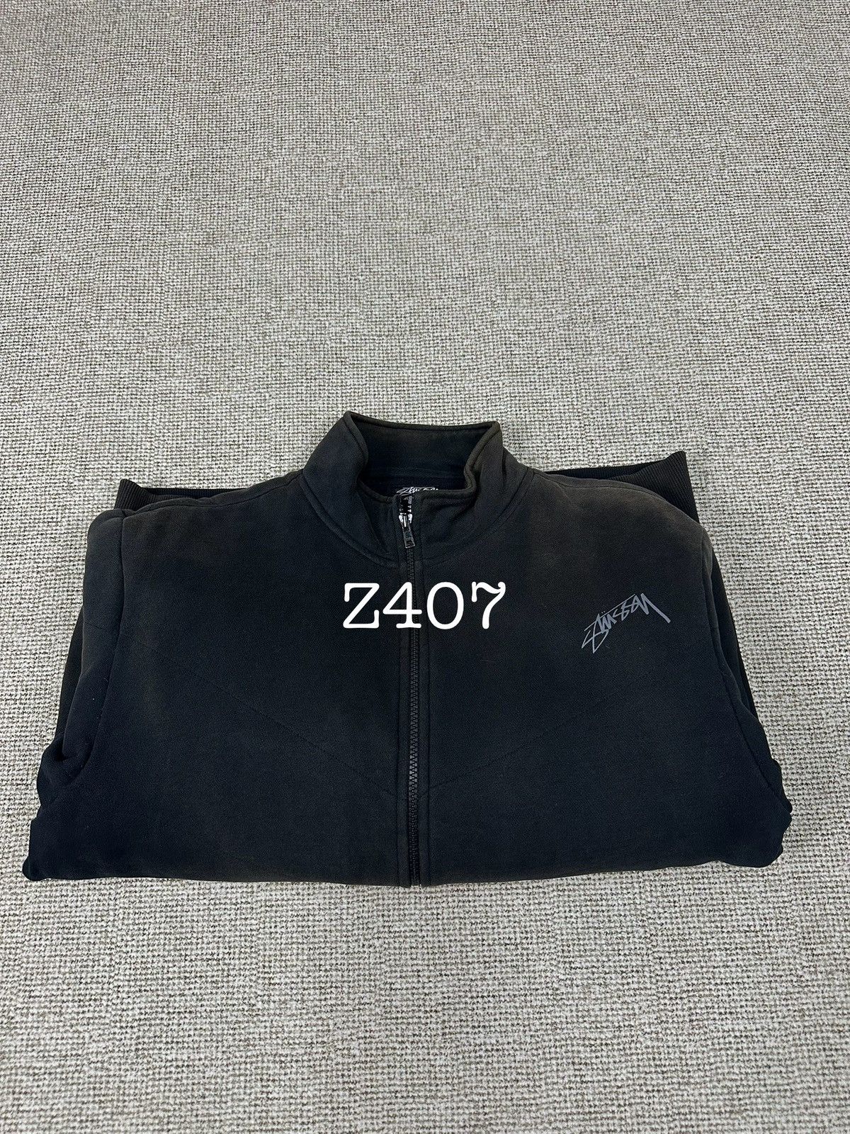 Stussy Vintage Sunfaded Washed Stussy Zipper Sweat Z407 Size US L / EU 52-54 / 3 - 15 Thumbnail